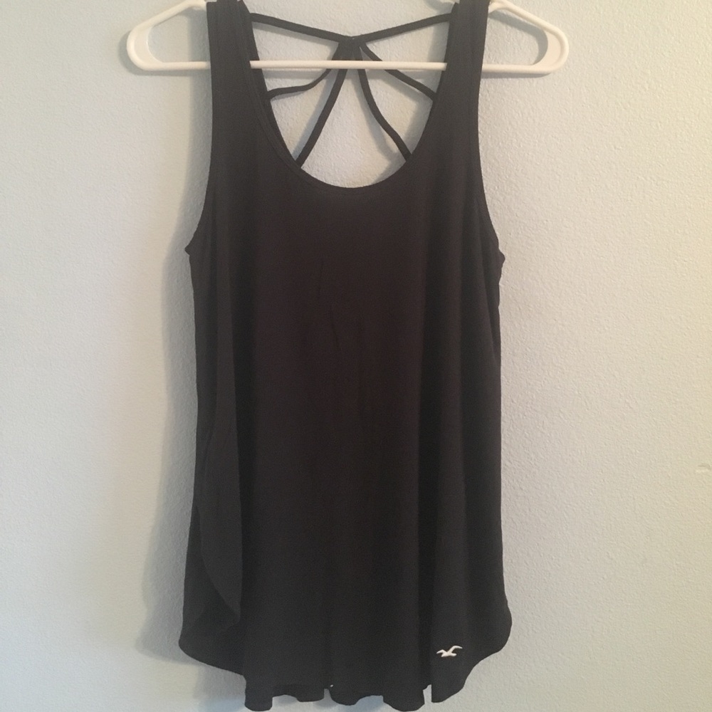 Black tank top